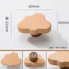 Manija de Armario para Habitación Infantil, Cajón de Gabinete de Madera Maciza, Manija Creativa de Madera Natural Color Estrella y Luna para Puerta de Gabinete para Niñas