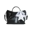 Bolso de cubo tejido de nicho transfronterizo 2026 nuevo bolso de cesta de moda para mujer bolso de mano simple para hombro cruzado