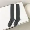 Calcetines de otoño e invierno para mujer, calcetines de pierna de punto de doble aguja, calcetines de rodilla de moda, calcetines de color liso, calcetines largos casuales para niños