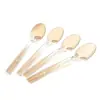 Conjunto de talheres de plástico descartável Jin Wuyuan, incluindo garfos, colheres e facas espessados, com cabos longos, adequado para delivery, bifes, pizzas e refeições estilo ocidental; atacado disponível
