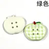 Pinza de pelo de manzana con botones de cuadros linda para el cabello tocado DIY hecho a mano zuecos para niños funda de teléfono accesorios para ropa al por mayor