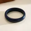 Pulseira Geométrica Azul de Resina Transfronteiriça Europeia e Americana, Pulseira Simples e Única, Joia de Moda de Alto Padrão de Nicho para Mulheres