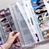 Álbum de Tarjetas de Nueve Cuadrículas A4 Transfronterizo Páginas Rellenables, Páginas Interiores de Película para Tarjetas de Cuatro Cuadrículas de 4 pulgadas, Páginas Interiores de Álbum de Fotos de PP Transparente A5
