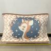 Toalla de almohada de algodón de gasa gruesa para adultos, resistente a la suciedad, cómoda y transpirable, para estudiantes, venta al por mayor