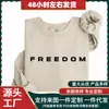 Sudadera Charlie Kirk Freedom de Terciopelo Delgado Talla Europea Transfronteriza, Camisa Freedom J