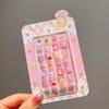 Calcomanías de uñas tridimensionales de dibujos animados para niños parche de uñas para niña pequeña armadura para bebé desmontable impermeable venta al por mayor de uñas
