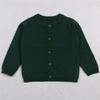 Spot new school pure ins Primavera e Outono Camisola cor doce cardigan cor sólida pequeno cardigan camisola infantil