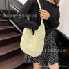 Girassol Feito à Mão Crochê Fio de Algodão Recortado Bolsa Fresca de Verão Grande Capacidade Floresta Literária Estilo Coreano Bolsa para o Dia a Dia