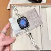 Pulsera hueca de trébol de cuatro hojas con correa de metal, adecuada para Apple Watch 11 S12 Huawei Fit5 Xiaomi Redmi