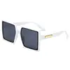 Nuevas gafas de sol de alta gama con montura grande estilo ins, tendencia europea y americana, protección UV, gafas marrones para mujer, estilo de celebridad de internet 2332