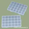 Caja de Almacenamiento Desmontable de 24 Compartimentos para Cuentas DIY, Piezas de Arcilla Suave, Caja de Plástico para Ferretería, Caja de Almacenamiento, Organizador de Armario