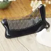 Venta al por mayor de fábrica y peine de cuerno multifuncional creativo Punto de cuerno peine rascador portátil peine de masaje de cuerno de búfalo