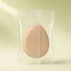 Esponja para dedo mindinho rosa mini versão esponja de maquiagem uso duplo base líquida pó absorção corretivo de ponta de dedo
