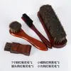 Comércio Exterior Transfronteiriço Atacado Conjunto de Escovas de Crina de Madeira de Faia Escova de Sapato Escova de Crina Lubrificação Polimento Limpeza Cuidados Escova de Cerdas Macias