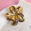 Pinza para el Cabello de Acrílico con Flor de Plumeria para Mujer, Accesorio para el Cabello de Alta Gama, Pinza de Tiburón, Pinza para el Cabello de Verano Transfronteriza para Media Coleta