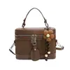 2026 Nueva Moda Versátil Bolso Tejido Diseño Nicho para Mujer Bolso Cuadrado Pequeño Bolso de Mano para Hombro Transfronterizo Bolso Cruzado