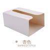 Banheiro doméstico quadrado caixa de tecido criativo punch-free sala de estar caixa de armazenamento de tecido parede pendurado rack de armazenamento atacado