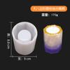 Molde de Silicona para Vela Aromática de Pegamento de Cristal DIY, Soporte para Bolígrafo de Resina Epoxi Hexagonal, Vaso para Combustión Interna, Material para Candelabro