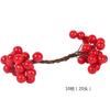 Venta Caliente Transfronteriza Estambre de Flor Artificial Rojo Decoración de Boda DIY Flor de Espuma Material Floral Hecho a Mano Ramo de Plástico