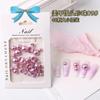 40 Piezas Arte para Uñas Cóncavo Pan al Vapor Joyería de Perlas Fototerapia Decoraciones para Uñas DIY Perla Grande Cremosa Blanca Tridimensional