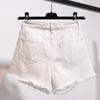 Amazon New Ladies Denim Shorts Europa e América Loose Wide Leg Hot Pants Light Color Slim Girls Super Shorts Atacado