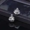 Campanillas de palacio huecas Colgante de bola redonda pequeña de imitación dorada Joyería hecha a mano DIY Colgante para carillón de viento Llavero Colgante Accesorios de collar