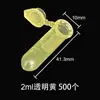 Tubo de centrífuga de escala redonda de 2 ml con tapa. Tubo de centrífuga de color de 2 ml. Bolsa de 500 unidades en varios colores.
