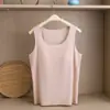 Ropa interior femenina sin costuras, transpirable, de corte largo, cómoda y amigable con la piel, sujetador sin varillas con copas fijas, estilo camiseta sin mangas