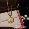 Joyería Mobius Cepillado Rosa Set Anillo de Diamante Chapado en Oro de 18K Flor Espiral Zirconia Collar traje