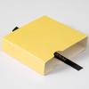 Caixa de joias de filme PE amarelo limão fresco, emblema, moeda comemorativa, relógio, pulseira, colar, caixa de exibição, caixa de armazenamento