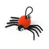 Cabeza de repuesto para varita teaser para gatos transfronteriza con campana de sonido de araña, juguete para gatos, cabeza de repuesto de bola de felpa colorida