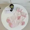 Calcetines Estilo Ballet para Mujer, Calcetines de Encaje Finos Transpirables para Verano a Media Pantorrilla, Calcetines Frescos de Seda de Cristal, Calcetines Versátiles para Mujer