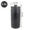Barril de Cerveza Artesanal 5L/8L/10L Metálico Portátil Barril Dispensador para Exteriores Barril de Segunda Fermentación Conservador de Presión Mini para Homebrew