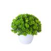 Bonsái de Planta Simulada Escritorio Adornos de Plantas de Flores Artificiales Bola de Flores Bola de Hierba Maceta Decoración para el Hogar Adornos Pequeños