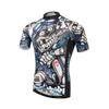 Xintown Ropa de Ciclismo Top Corto Verano Ropa de Ciclismo para Hombre Top de Manga Corta para Ciclismo Fuera de Carretera