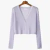 Cárdigan Negro para Mujer de la Fábrica Dalang, Estilo Delgado de Verano con Vestido de Tirantes, Cubre-traje de Malla Protector Solar Corto, Chaqueta Corta de Punto