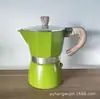 En stock transfronterizo Turquía octagonal italiano concentrado de aluminio cafetera moka olla para café electrodoméstico de café para el hogar