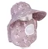 Chapéu de Sol para Mulheres, Chapéu de Proteção Solar para Exterior, Fresco e Versátil, Proteção do Pescoço, Proteção Facial, Proteção Solar, Chapéu de Colher Chá, Chapéu de Sol com Aba Larga