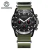 Relógio Masculino Ochstin Moda Relógio de Quartzo À Prova d'Água Pulseira de Nylon Relógio de Nylon Mostrador Clássico de 3 Ponteiros