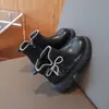 Botines tipo Martin para niña, nueva colección otoño/invierno 2026, zapatos infantiles con lazo, botines tobilleros retro estilo británico para niñas pequeñas