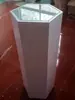 Soporte de Exhibición Hexagonal Pintado con Cerradura Iluminada para Exhibición de Drones y Modelos de Aeronaves Vitrina de Exhibición con Forma de Diamante