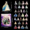 30 Pegatinas Láser Doradas de Papel de Aluminio 3D para Mascotas Pegatinas de Material para Diario Transfronterizo Pegatinas Decorativas Creativas Hechas a Mano DIY