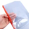 Pasta Transparente Impermeável Espessa A4 Bolsa para Documentos Arquivo de Escritório Bolsa de Armazenamento A5 Especial para Exames de Estudantes Estojo Transparente