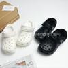 Capa de Algodão Peludo para Crocs Forro de Lã Quente de Inverno Removível Lavável Capa de Algodão Peludo Espessada