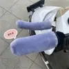 Cubierta de Manillar Eléctrica con Batería Forrada de Lana de Invierno Cálida a Prueba de Frío Universal para Motocicleta de Tres Ruedas Bicicleta Cubierta de Manillar Esponjosa