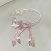 Pulseira Gota de Água Borboleta Pulseira de Quatro Peças Feminina Ins Design Exquisito Pulseira Alto Valor de Beleza Doce Pulseira de Estudante