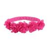 Acessórios de cabelo de princesa coreana com flores, faixa de cabelo de chiffon para crianças, adereços para fotos de bebê, faixa de cabelo de renda, atacado de fábrica