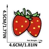 Patch de Bordado de Morango Desenho Animado Patch de Leite de Fruta Bordado Fofo para Roupa Infantil Decoração de Bolsa de Brinquedo Patch Termocolante