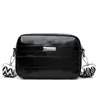 Bolso Cruzado de Hombro Ancho con Patrón de Anguila Plateada Transfronterizo para Viajes Diarios Correa Ajustable Ligero para Monedas y Teléfono Móvil