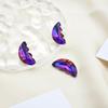 Nova meia borboleta Nail Art diamante super flash K9 strass colagem aurora flor de cerejeira rosa cristal unha ornamento
